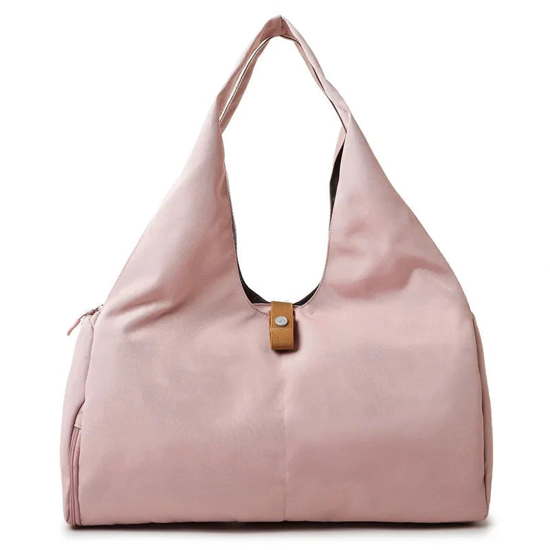 Elevate Your Fitness Journey with Our Women's Waterproof Sports Bag Featuring a Convenient Shoe Pocket for Yoga, Gym, and Travel