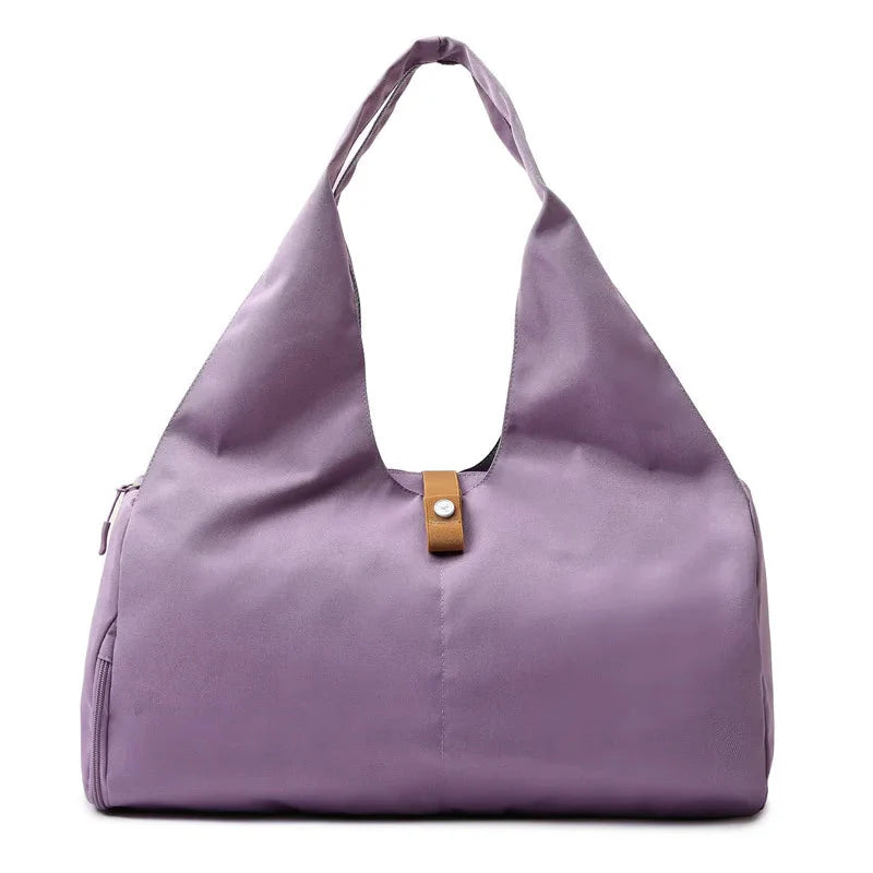 Elevate Your Fitness Journey with Our Women's Waterproof Sports Bag Featuring a Convenient Shoe Pocket for Yoga, Gym, and Travel