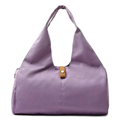 Elevate Your Fitness Journey with Our Women's Waterproof Sports Bag Featuring a Convenient Shoe Pocket for Yoga, Gym, and Travel